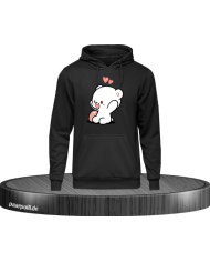 Milk damen Hoodie Schwarz Größe XXL