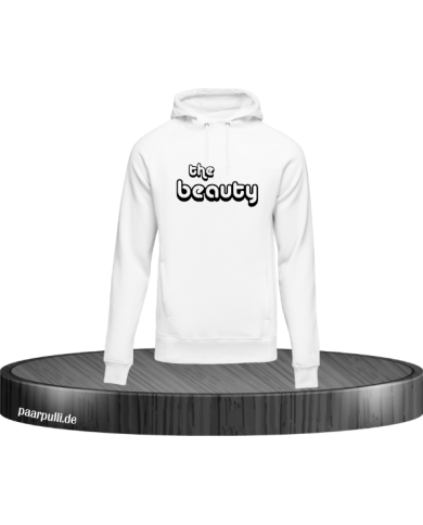 the beauty Hoodie Weiß Größe M