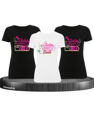 Ladies Night Bride & The Girls für T-Shirt Set für Damen Junggesellenabschied