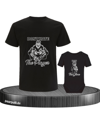 Don't Hate The Player & Hate The Game Vater und Baby Set