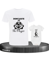 Don't Hate The Player & Hate The Game Vater und Baby Set