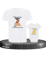 Testergebnis Positiv & Beweisstück Vater und Baby Set