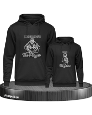 Don't Hate The Player & Hate The Game Vater und Kind Hoodie Set