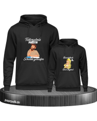 Testergebnis Positiv & Beweisstück Vater und Kind Hoodie Set