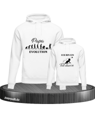 Evolution & Kind Evolution Vater und Kind Hoodie Set