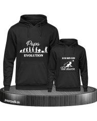 Evolution & Kind Evolution Vater und Kind Hoodie Set
