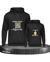 Einmal nicht aufgepasst & schon bin ich da Vater und Kind Hoodie Set