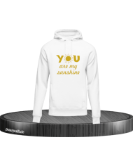 You are my sunshine Hoodie Weiß Größe M