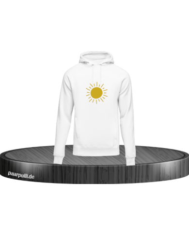 Sunshine Kinder Hoodie Weiß Größe 98/104