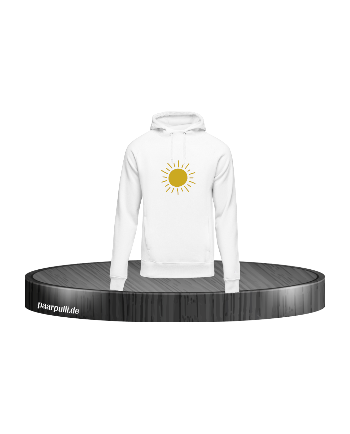 Sunshine Kinder Hoodie Weiß Größe 98/104