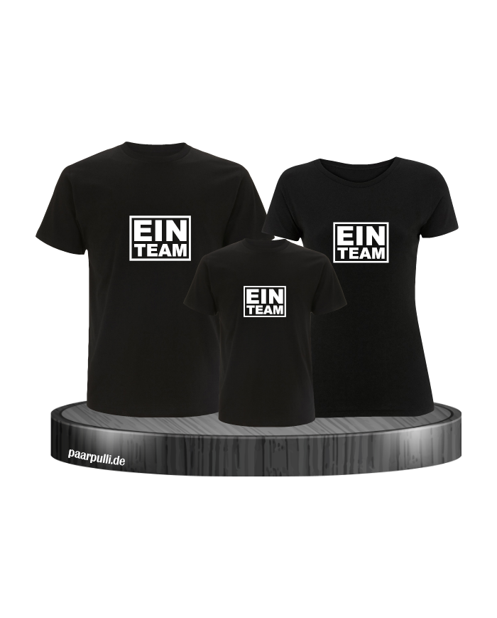 Ein Team 3er Set Familienlook T-Shirt