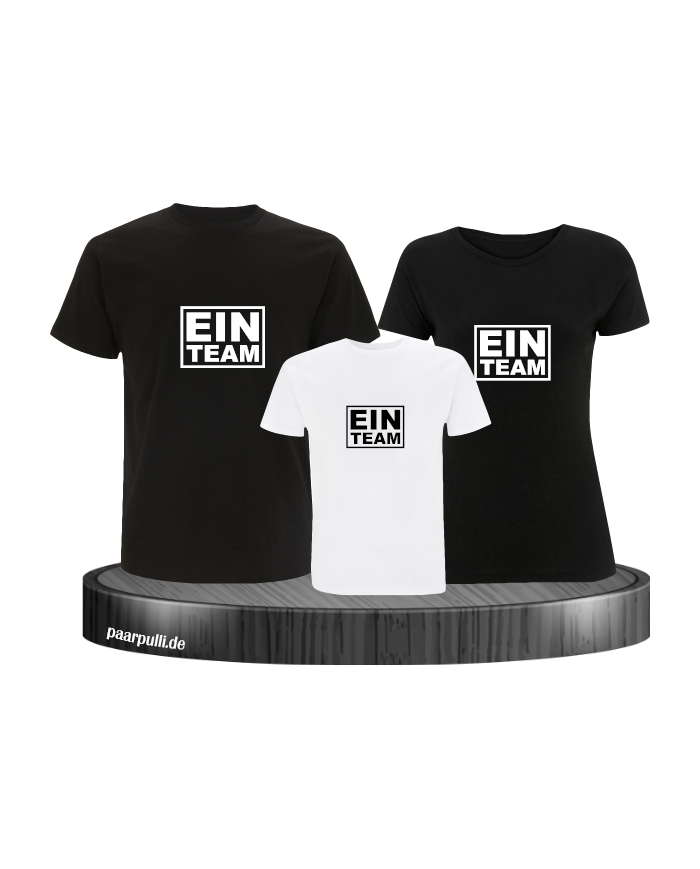 Ein Team 3er Set Familienlook T-Shirt