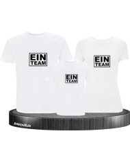 Ein Team 3er Set Familienlook T-Shirt