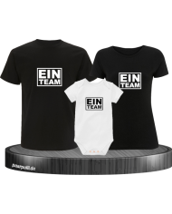 Ein Team 3er Set Familienlook T-Shirt + Babybody