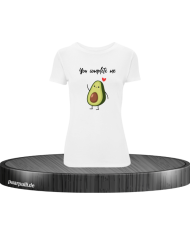 You complete me Damen T-Shirt Größe M weiß