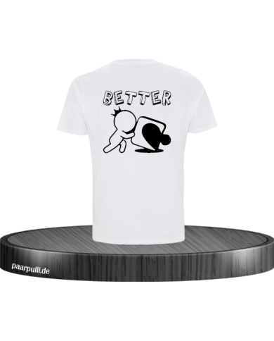 Better Puzzle T-Shirt weiß Größe XL
