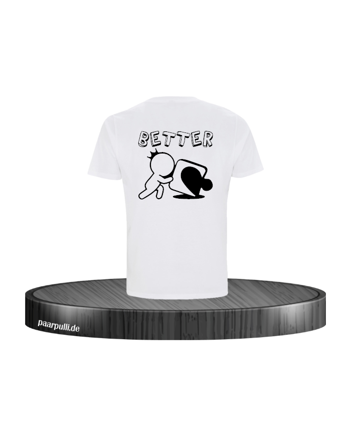 Better Puzzle T-Shirt weiß Größe XL