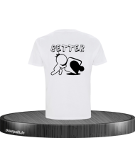Better Puzzle T-Shirt weiß Größe XL