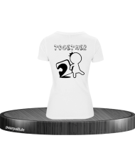 Together Puzzle Damen T-Shirt weiß Größe XL