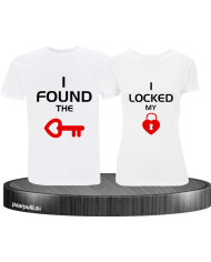 I locked my heart T-Shirt Set im Partnerlook