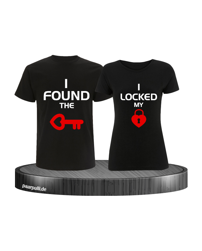 I locked my heart T-Shirt schwarz