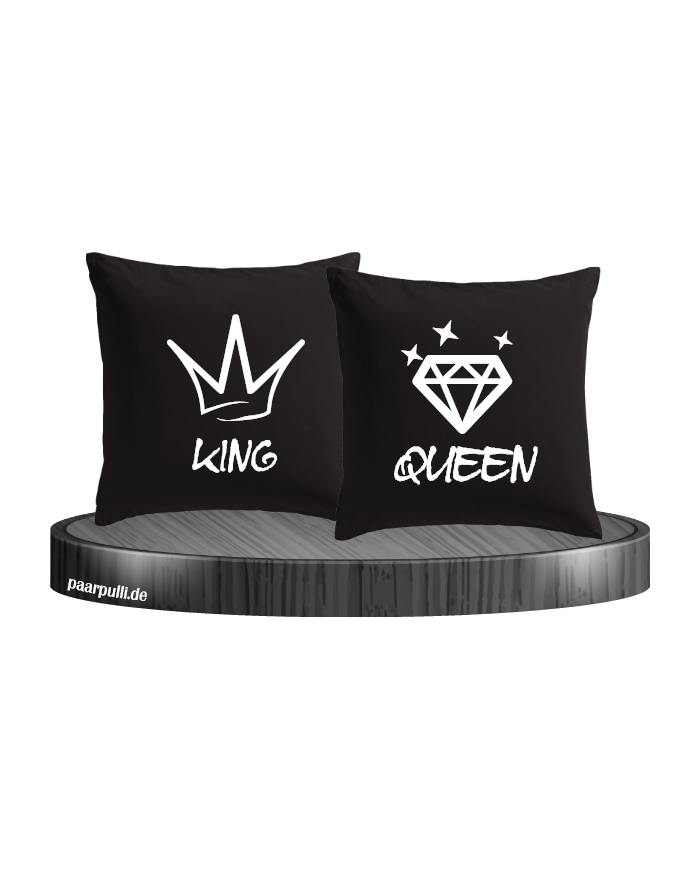 King Queen Krone Schwarz