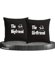 Kissenbezüge The Boyfriend The Girlfriend im Couple-Set