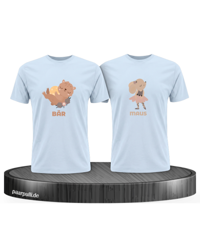 Bär & Maus Partnerlook T-Shirts