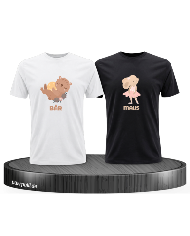 Bär & Maus Partnerlook T-Shirts