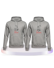 Partnerlook Hoodies mit Her Beast His Beauty | Paarpulli