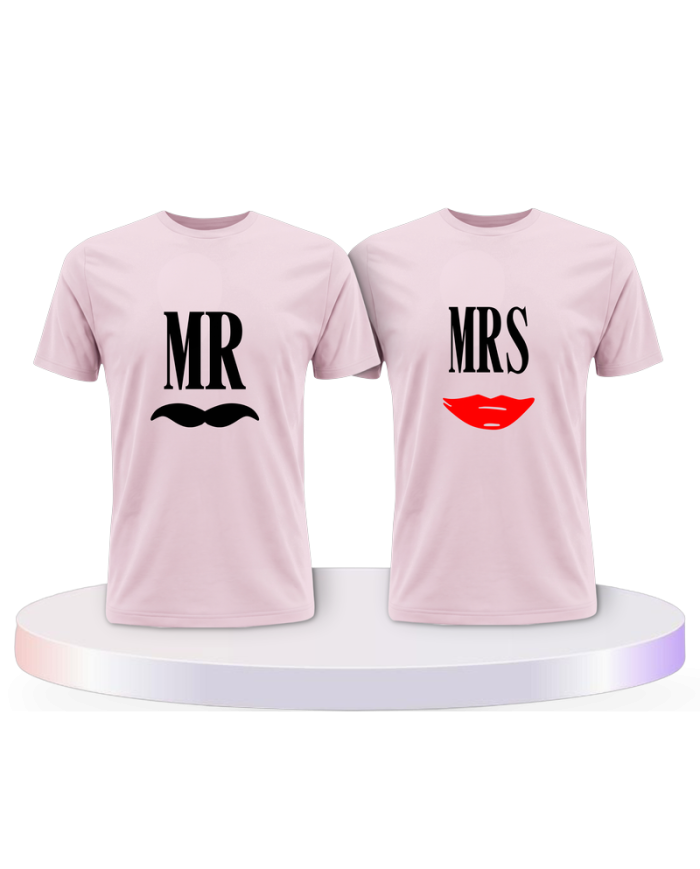 Gemeinsamer Look: Mr und Mrs Design im als für T-Shirts | Paarpulli