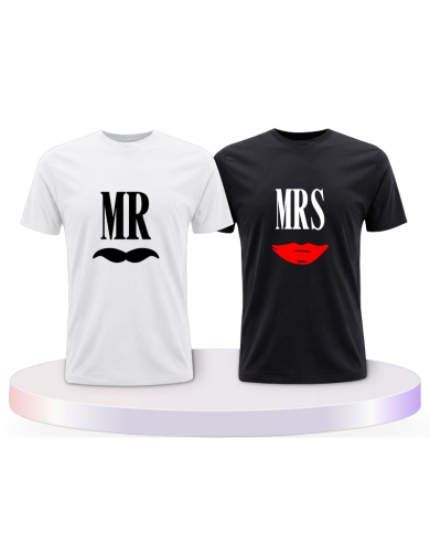 Gemeinsamer Look: Mr und Mrs Design im als für T-Shirts | Paarpulli