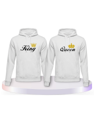 King und Queen Couple Hoodies kaufen | Paarpulli