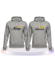 King und Queen Couple Hoodies kaufen | Paarpulli