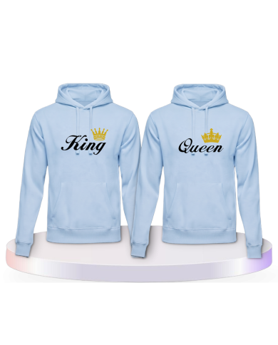 King und Queen Couple Hoodies kaufen | Paarpulli