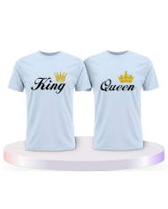 Gemeinsamer Look: King Queen T-Shirts | Paarpulli
