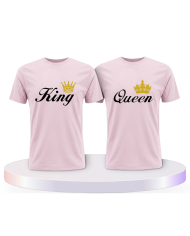 Gemeinsamer Look: King Queen T-Shirts | Paarpulli