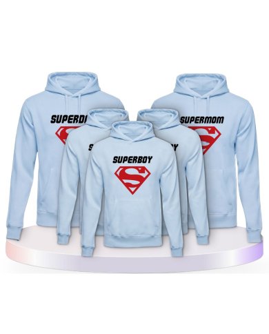 Superfamilie Familienset Hoodies | Paarpulli