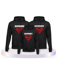Familienlook Hoodies mit Superfamilie | Paarpulli