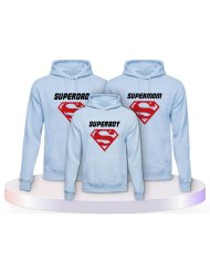 Familienlook Hoodies mit Superfamilie | Paarpulli