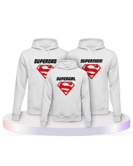 Familienlook Hoodies mit Superfamilie | Paarpulli