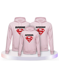Familienlook Hoodies mit Superfamilie | Paarpulli