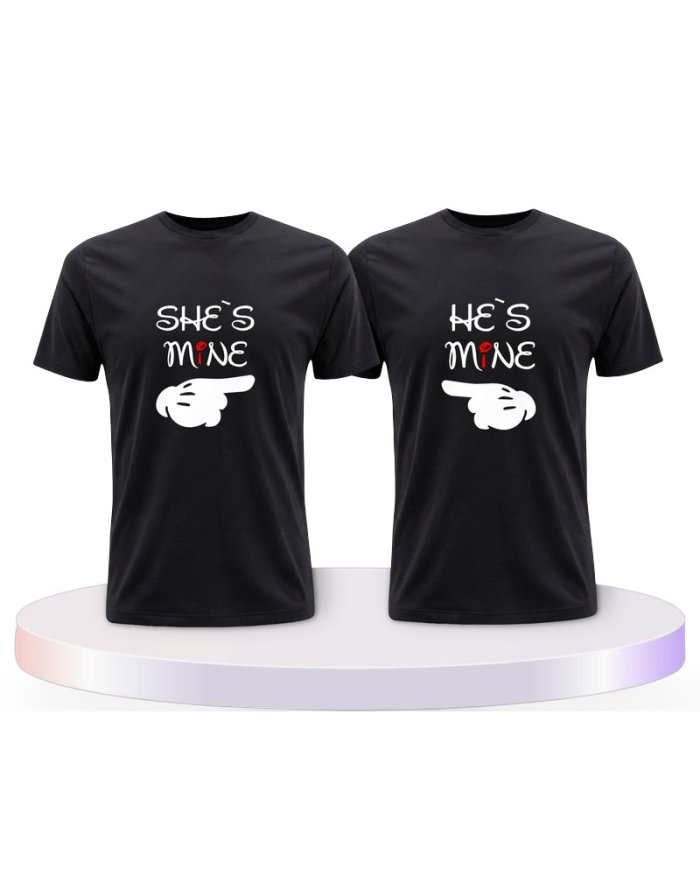 She's Mine He Is Mine Couple T-Shirts kaufen | Paarpulli