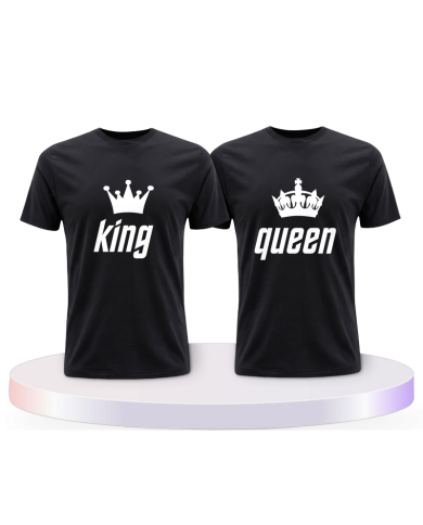 King und Queen Pärchen T-Shirts | Paarpulli