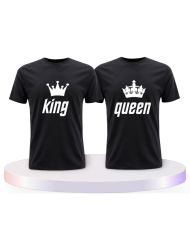 King und Queen Pärchen T-Shirts | Paarpulli