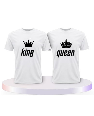 King und Queen Pärchen T-Shirts | Paarpulli