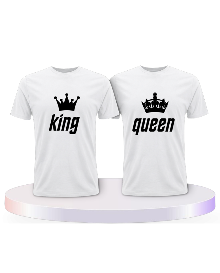 King und Queen Pärchen T-Shirts | Paarpulli