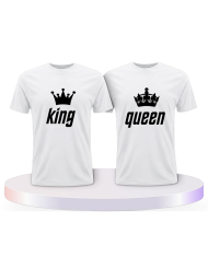 King und Queen Pärchen T-Shirts | Paarpulli