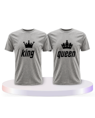 King und Queen Pärchen T-Shirts | Paarpulli