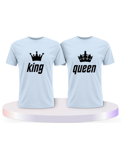 King und Queen Pärchen T-Shirts | Paarpulli